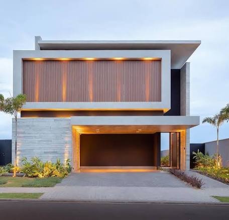 Brise de alumínio — projeto residencial